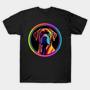 Boerboel Cosmic Space Dogs Galaxy Astronaut T-Shirt